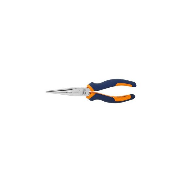 Garant Straight Snipe Nose Pliers with Grips, Chrome-Plated, Overall Length: 200mm 713040 200 - main